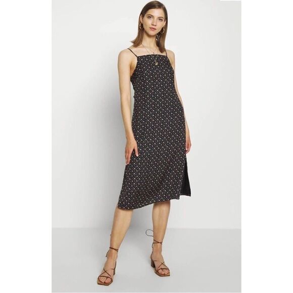 American Eagle Floral Slip Midi Dress Size M - Picture 1 of 16